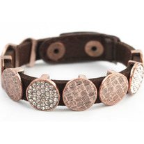 Leather Stud Bracelet