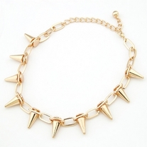 Spikes Necklace -  Gold 