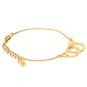Handcuff bracelet - Gold