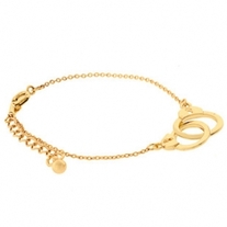 Handcuff bracelet - Gold