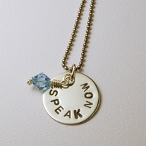 Speak Now Sterling Silver Pendant 