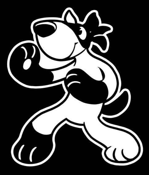 Ninja Doggy Decal