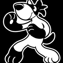 Ninja Doggy Decal