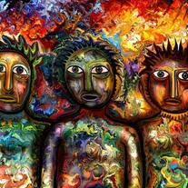 Colorful People - digital art