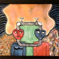 Strong connected - Original oil Painting