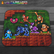 Megaman Woodman Mousepad