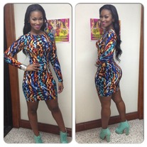 MULTI COLORED DRESS