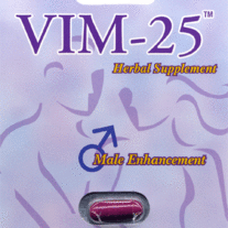 VIM25 Male Enhancement Product 1 pill