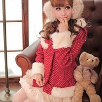 Abrigo Lunares / Dots Coat 2WH032