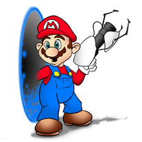 Gamechanger - Mario x Portal - Print