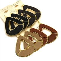 Teardrop Wood Earrings