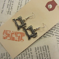 Silver Singer Earrings