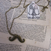 Mustache Necklace
