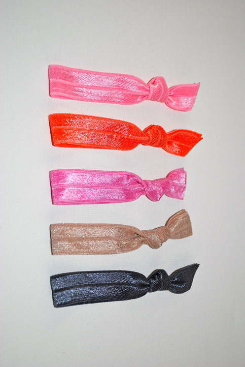 The Tricia Set- 5 No-Crease Elastic Hair Ties