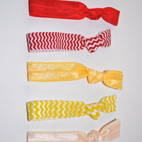 The Libby Set- 5 No-Crease Hair Ties