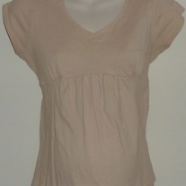 Light Tan Top-Crave Apparel Maternity Size Small