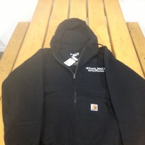 Black Carhartt Zip Hoodie Sweatshirt