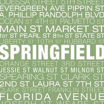 Springfield Neighborhood Print
