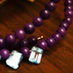 Topaz and Jade Memory wire Necklace - Thumbnail 3