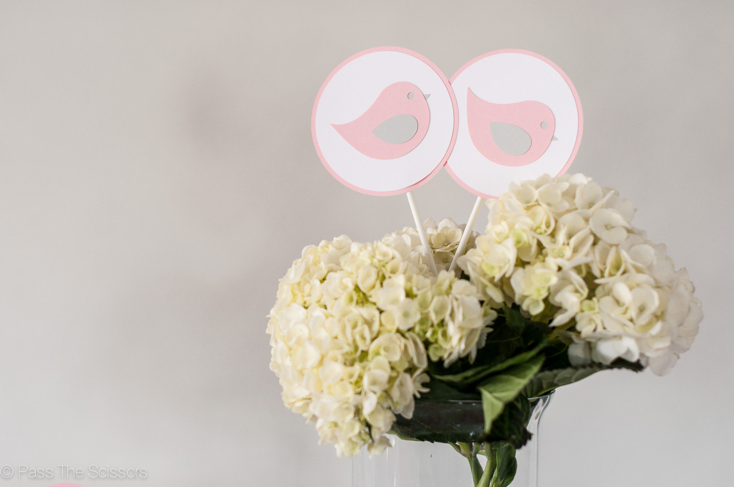 Set Of 6 Baby Shower Centerpiece Sticks Bird Baby Shower