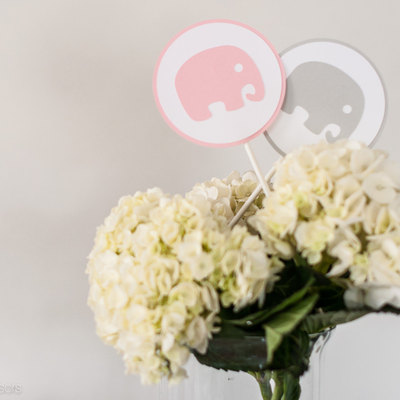 Set Of 6 Baby Shower Centerpiece Sticks Teddy Bear Baby Shower