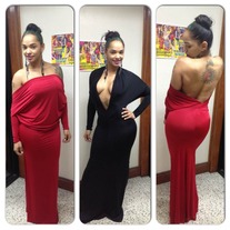REVERSIBLE SOLID DRESS