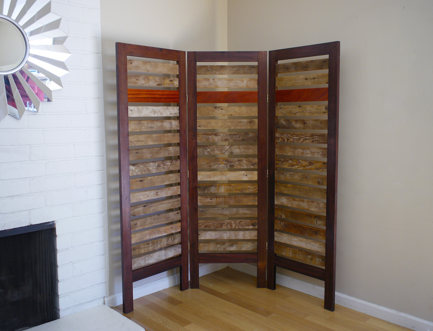 Room Divider made from reclaimed wood Rustic design on Storenvy