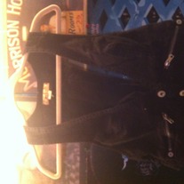 Black Cropped Vest Large