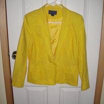 Willow Ridge Yellow Blazer Sz. 12