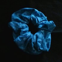 Blue Scrunchie