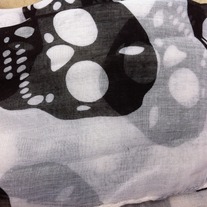 White Skull Scarf!!! 