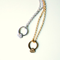 Diamond Ring Necklace