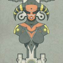 "NDSTRKTIBL" Eye Gaze Art Print