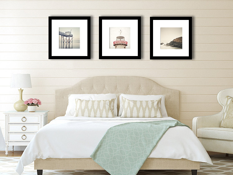 Discounted Set, Nautical Decor, Set of three 12 x 12 photographs, Beach Wall ...
