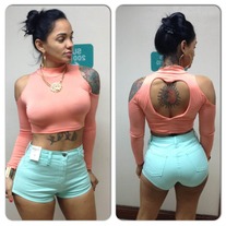 HIGHWAIST COLOR SHORTS