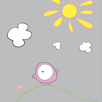 Pig On a Hill (grey shirt)