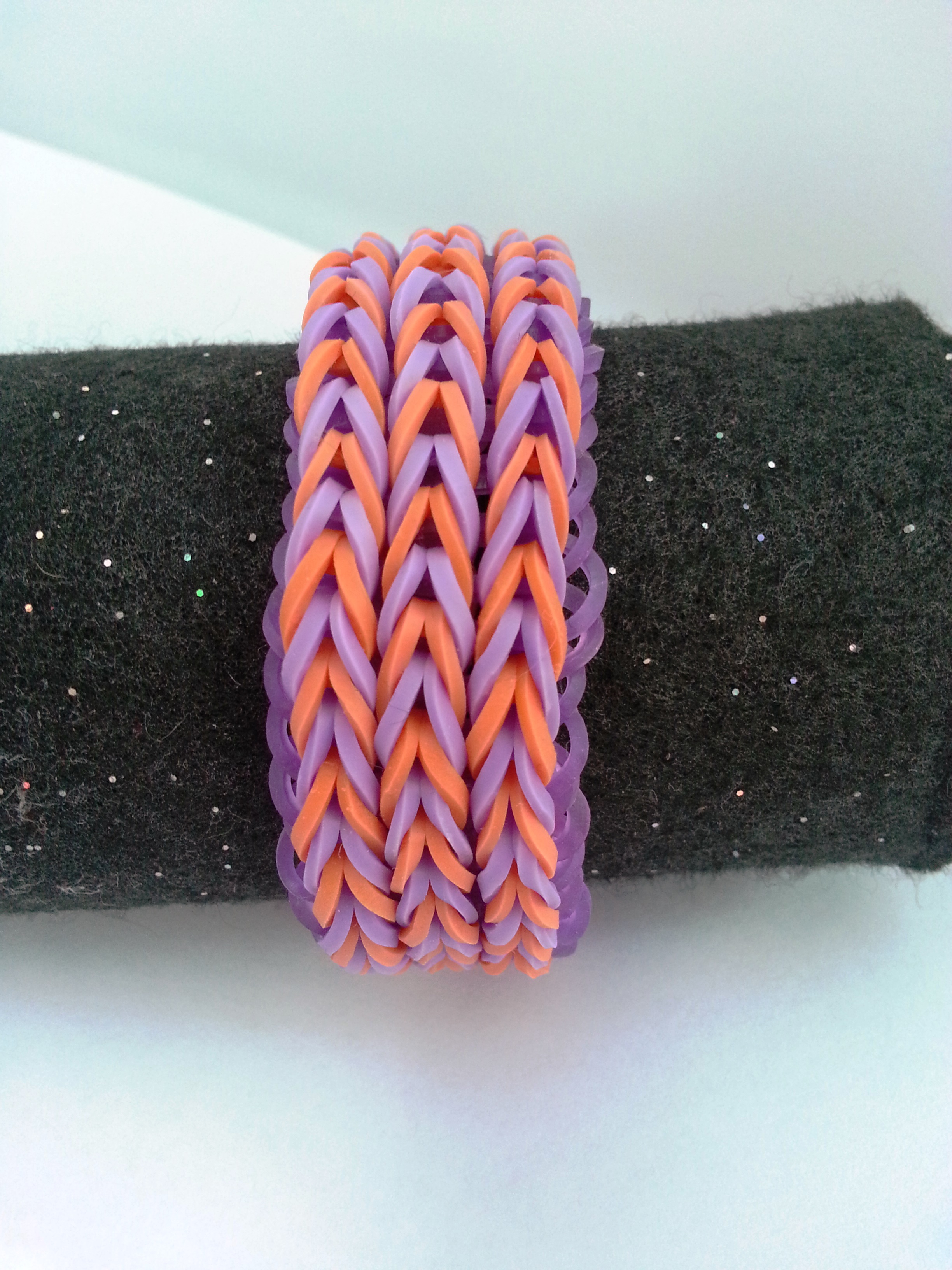 Triple Fishtail Loom Bracelet (03) on Storenvy