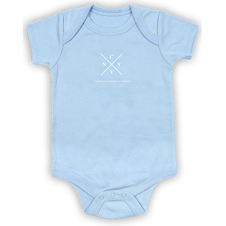 Baby Blue Onesie (0-3m)