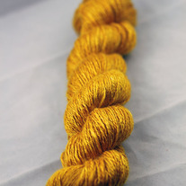 Goldenrod Silk Handspun Yarn