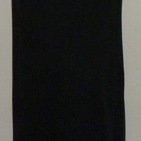Black Lined Pinstripe Dress-Mimi Maternity Size Large