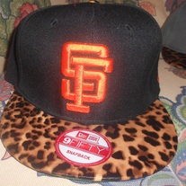 SF Giants Leopard Print Strapback