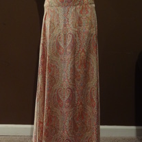 Paisley Maxi Skirt Size L