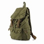 Military green canvas scout field backpack unisex - Thumbnail 3