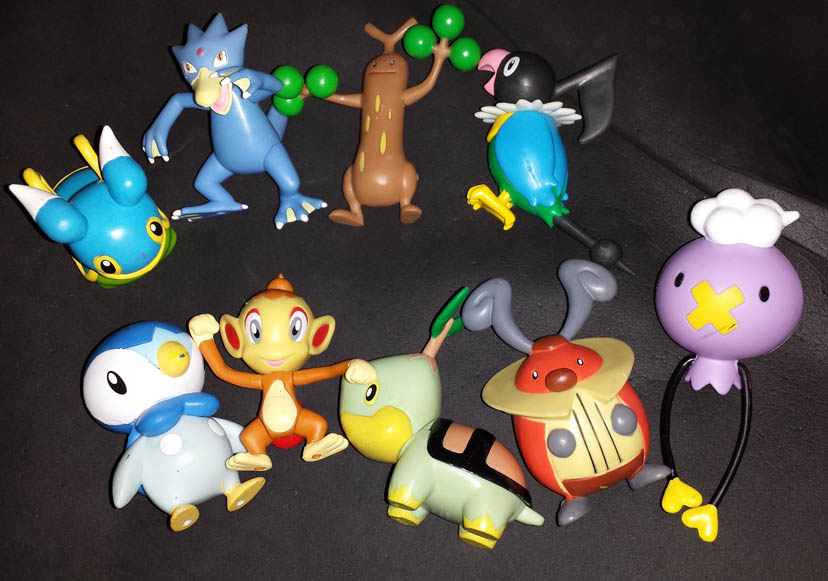 lot of jakks pacific figures shellos golduck sudowoodo chatot piplup chimchar lot of jakks pacific figures shellos golduck sudowoodo chatot piplup chimchar