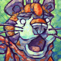 Tony the Tiger print - Spoonfellas - Tony Flakes