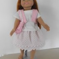 Pink Polka dot 4 pc. outfit