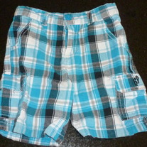 Blue Plaid Shorts-South Pole Size 3T
