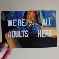 Single Post Card
