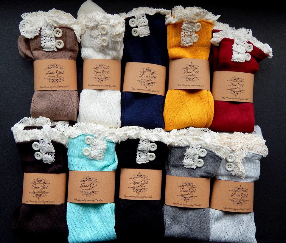 Wholesale Lace Girl Boot Socks on Storenvy