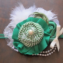 St. Patrick's Day Green headband